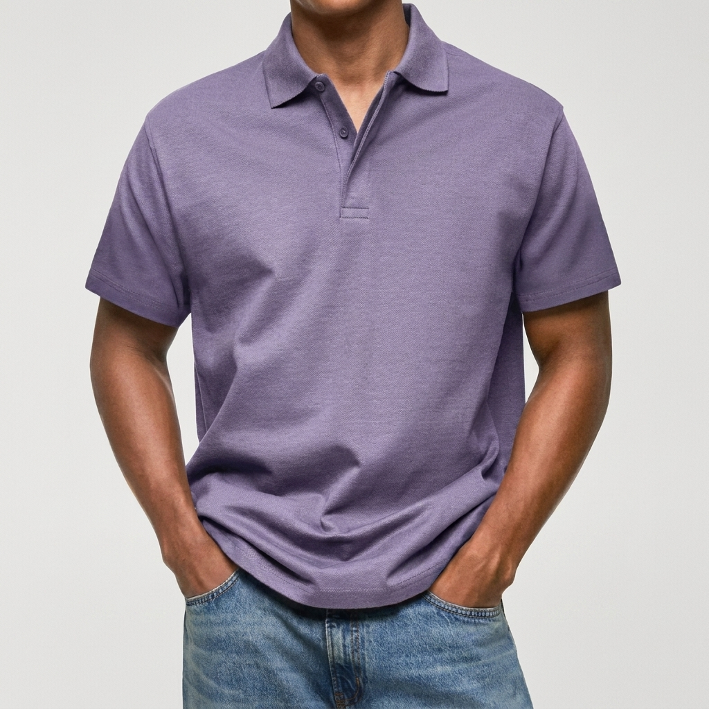 Stewart - Polo de punto texturizado