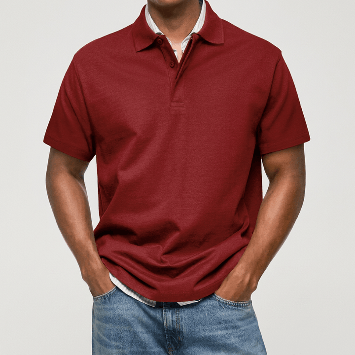 Stewart - Polo de punto texturizado