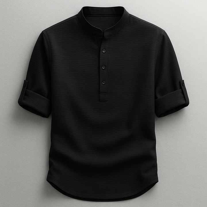 Thorne - Camisa de botones de tacto suave
