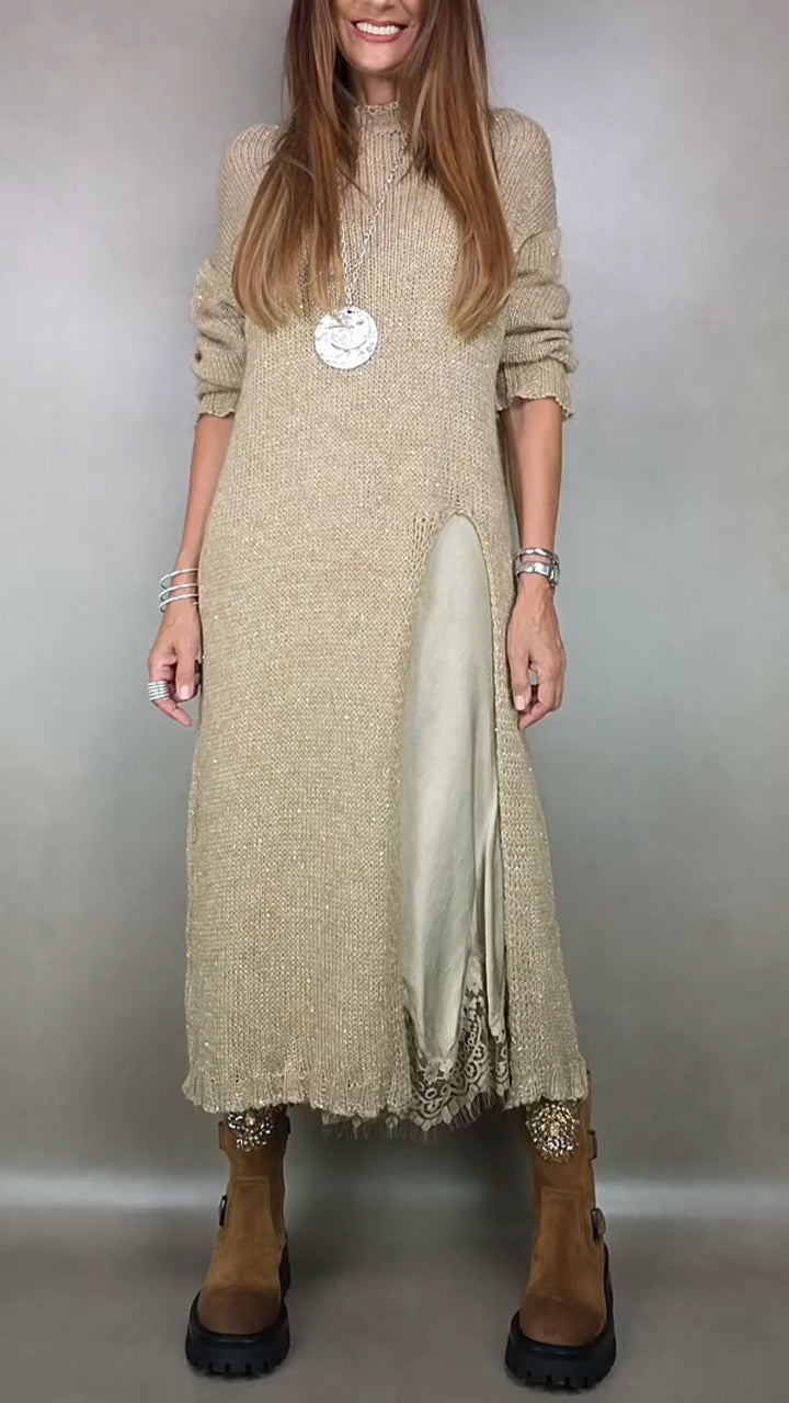 Anarise - Vestido Maxi Casual Elegante