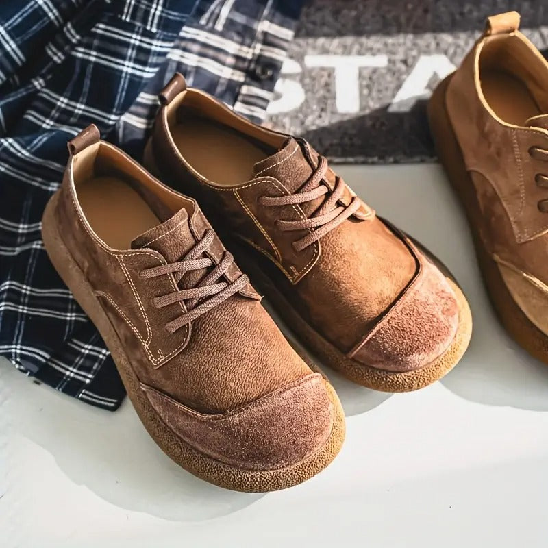 Xavian - Zapato sin agujetas para caballero con acabado pulido