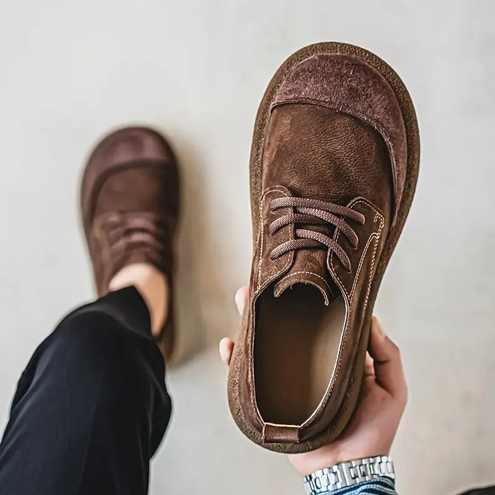 Xavian - Zapato sin agujetas para caballero con acabado pulido