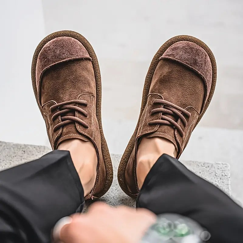 Xavian - Zapato sin agujetas para caballero con acabado pulido