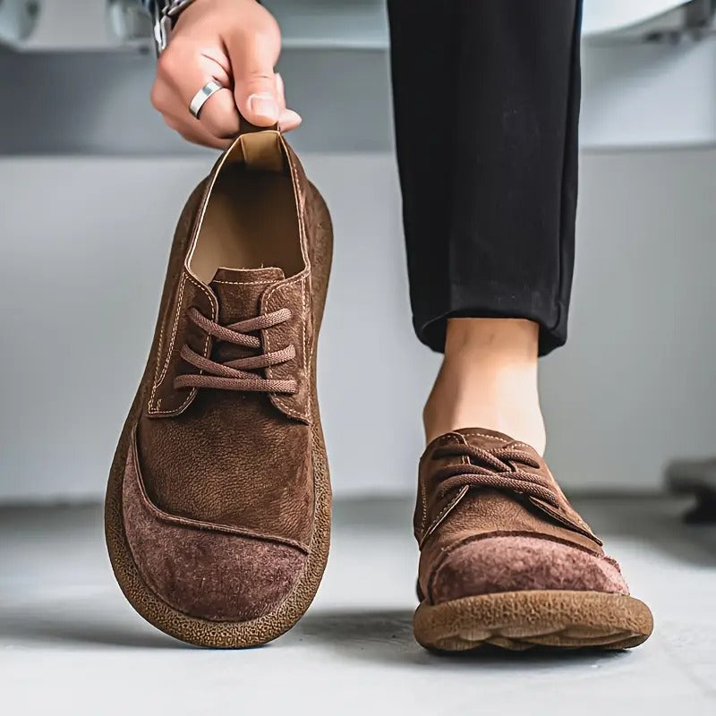 Xavian - Zapato sin agujetas para caballero con acabado pulido