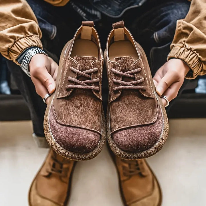 Xavian - Zapato sin agujetas para caballero con acabado pulido