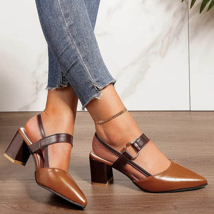 Valestrae - Zapatos de Tacón Casuales Estilosos