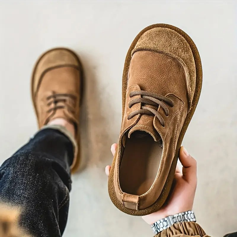 Xavian - Zapato sin agujetas para caballero con acabado pulido