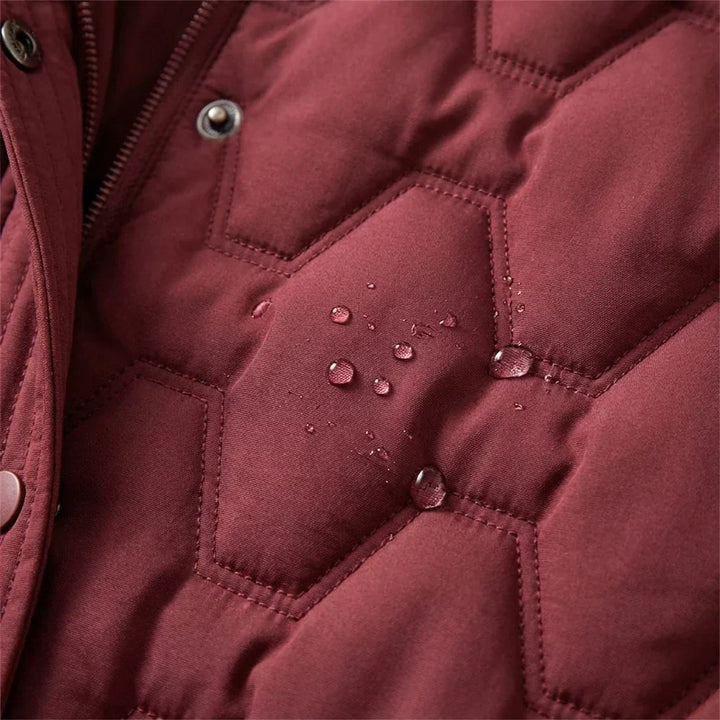 Torielle - Abrigo largo impermeable con capucha