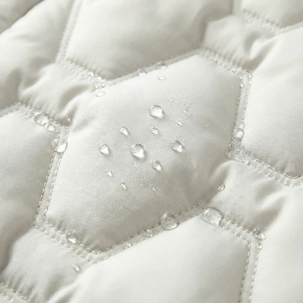 Torielle - Abrigo largo impermeable con capucha