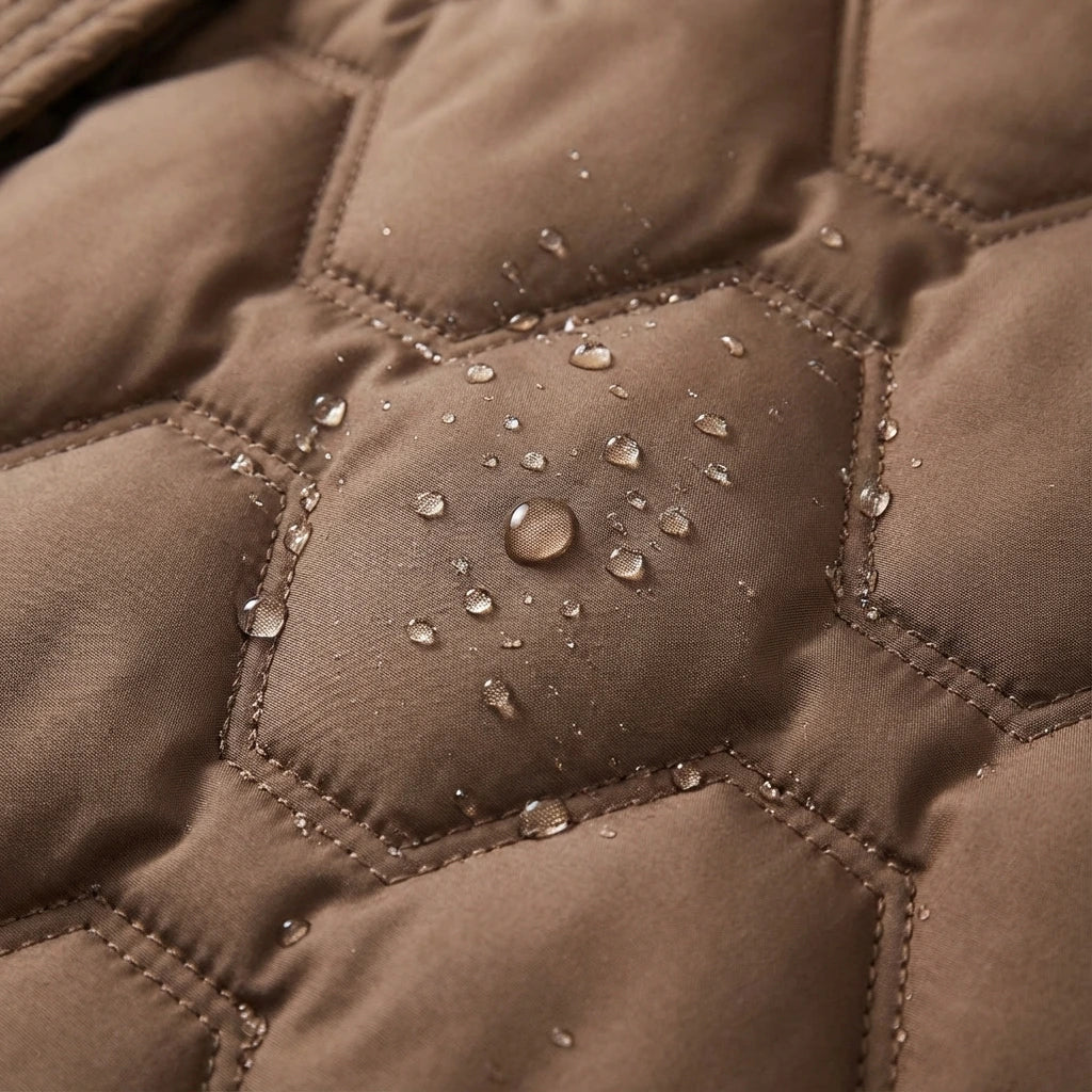 Torielle - Abrigo largo impermeable con capucha