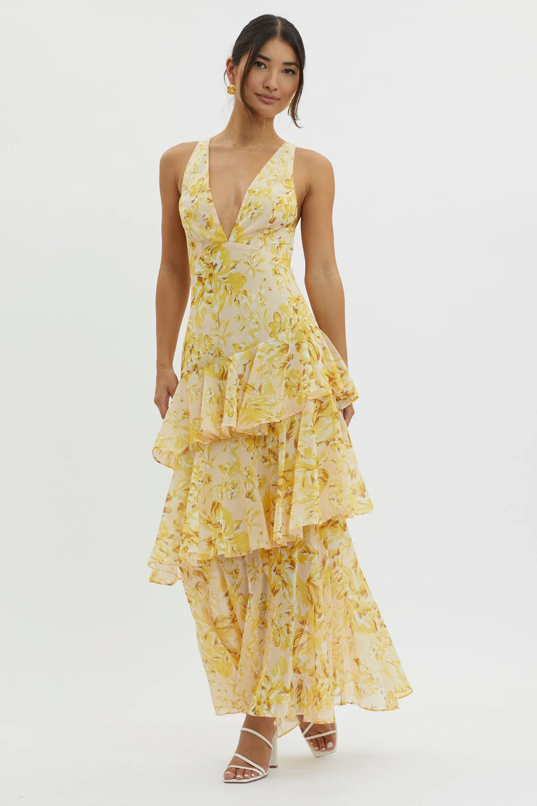 Benedetta - Vestido maxi floral elegante