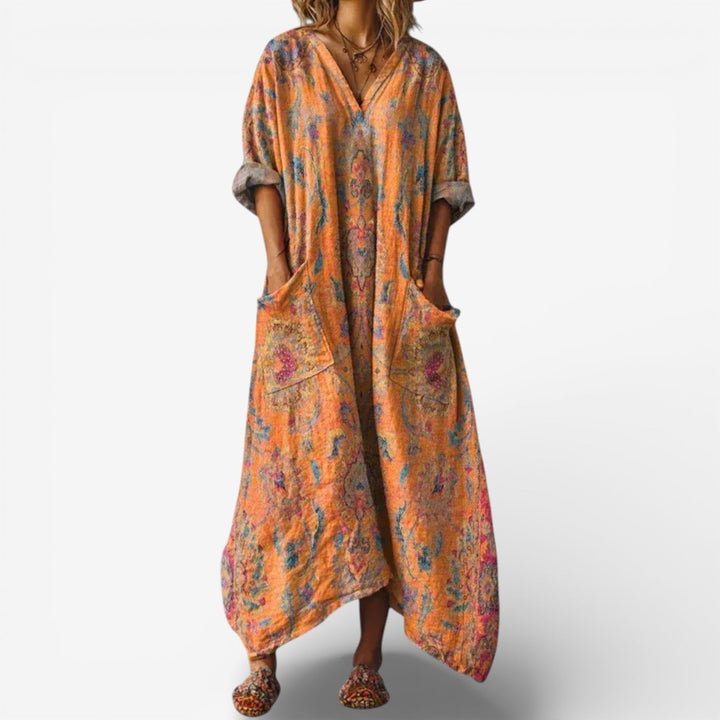 Azenelle - Vestido Maxi Casual Estiloso