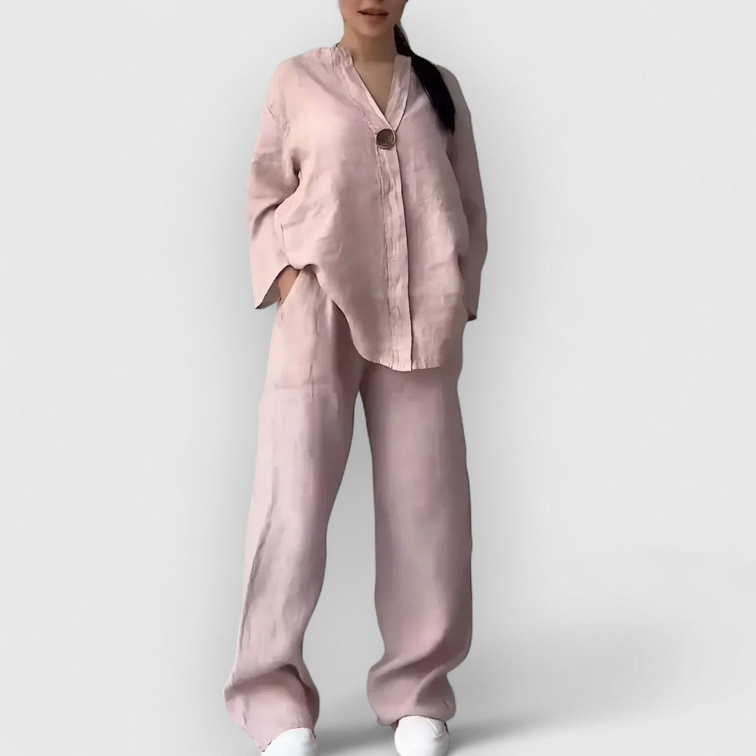 Leona - Conjunto de dos piezas casual elegante