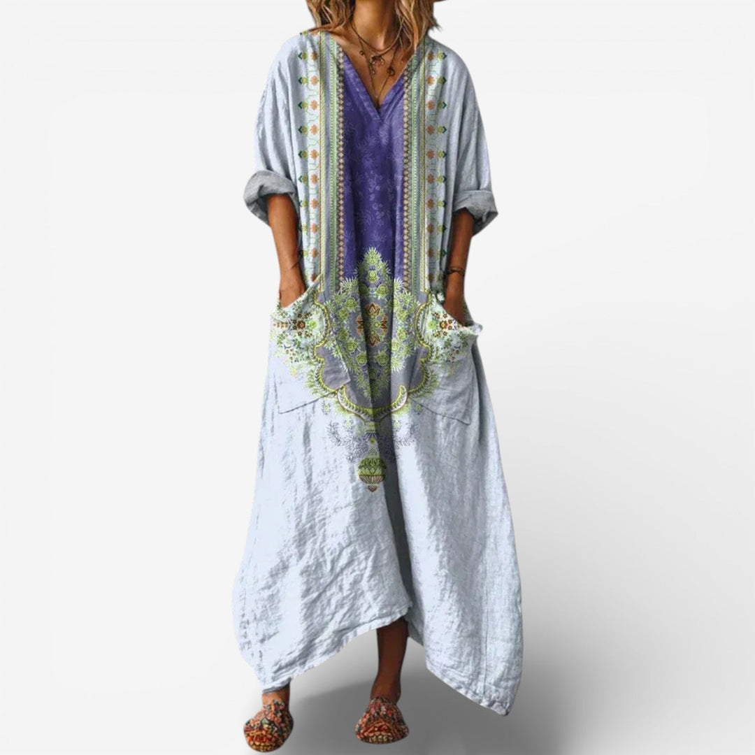 Azenelle - Vestido Maxi Casual Estiloso