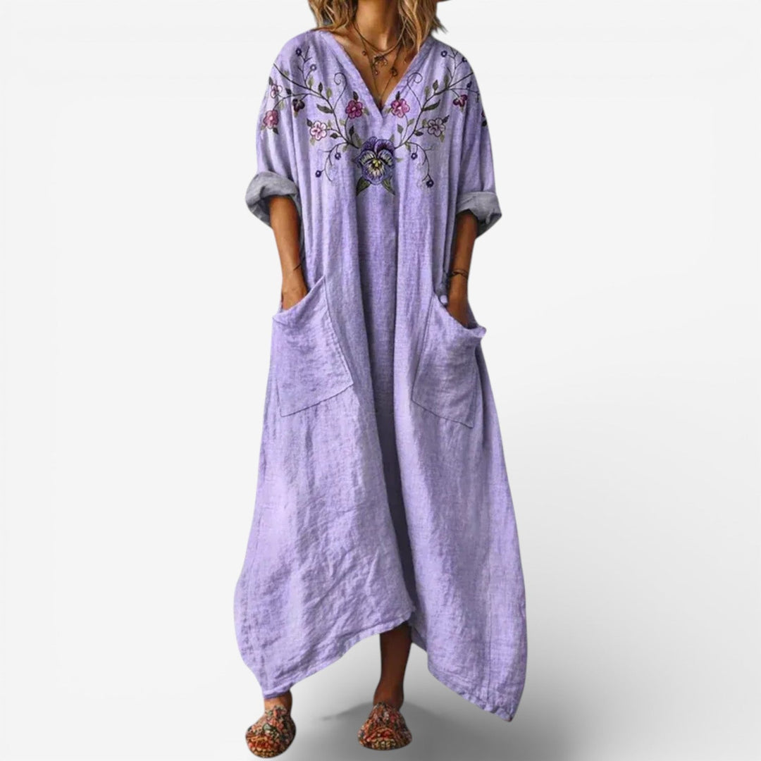 Azenelle - Vestido Maxi Casual Estiloso