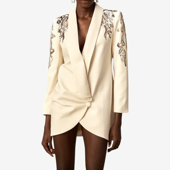 Tiryn - Vestido blazer de corte esculpido