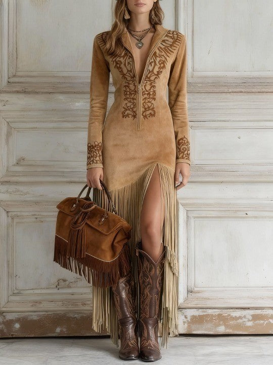 Arlina - Vestido Midi Casual Estiloso