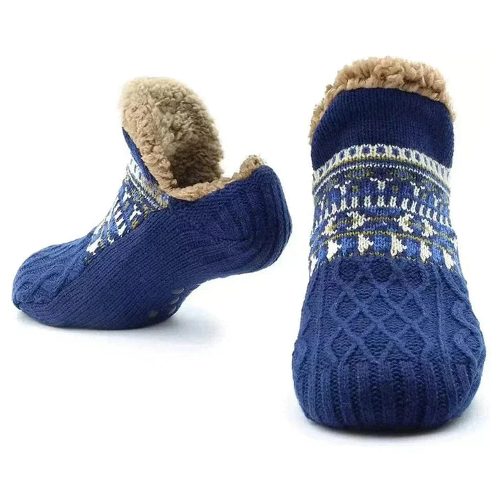 Zailora - Calcetines antideslizantes forrados de piel