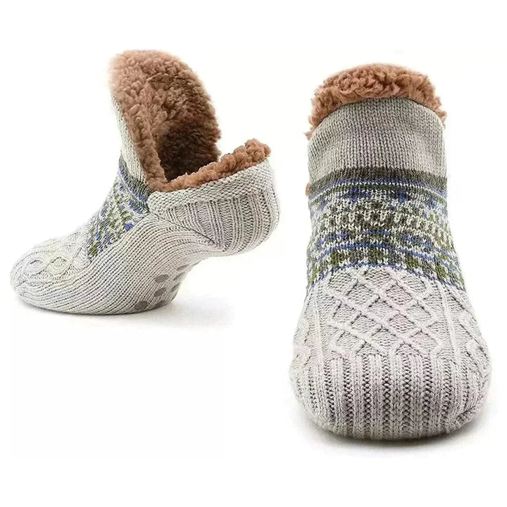 Zailora - Calcetines antideslizantes forrados de piel