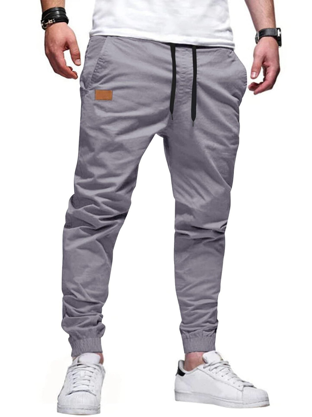 Xavier - Pantalón jogger entallado con jareta