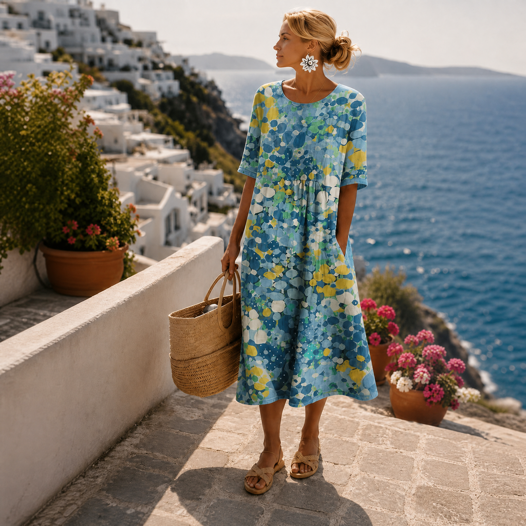 Jenna - Vestido midi vaporoso