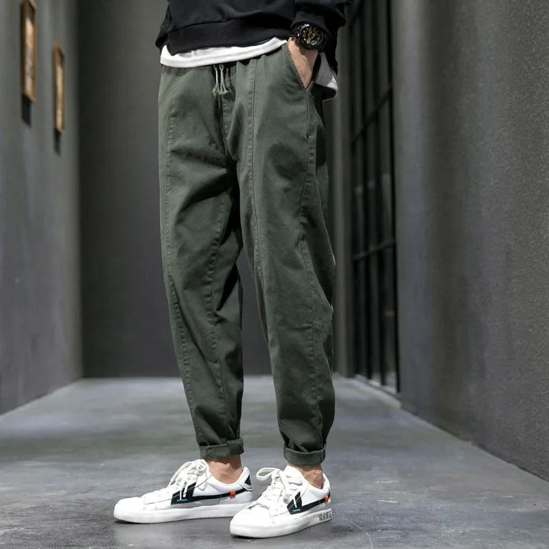 Neryth - Pantalón jogger de corte cónico con tacto suave