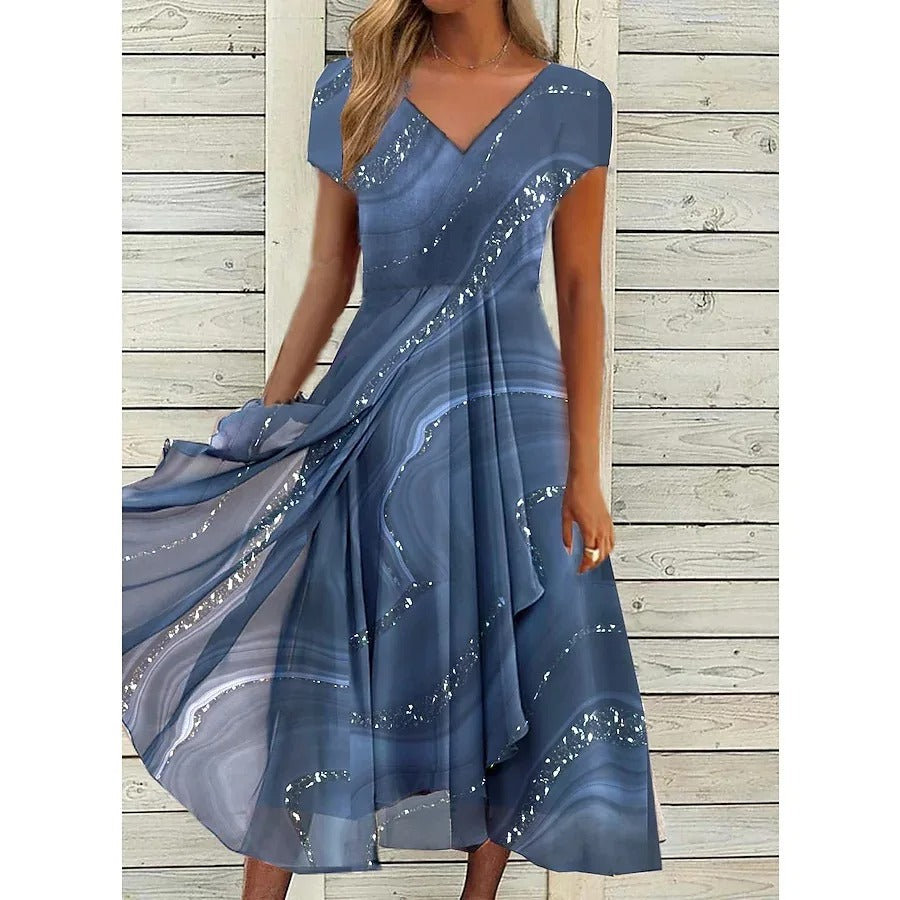 Elya - Vestido veraniego plisado y ligero