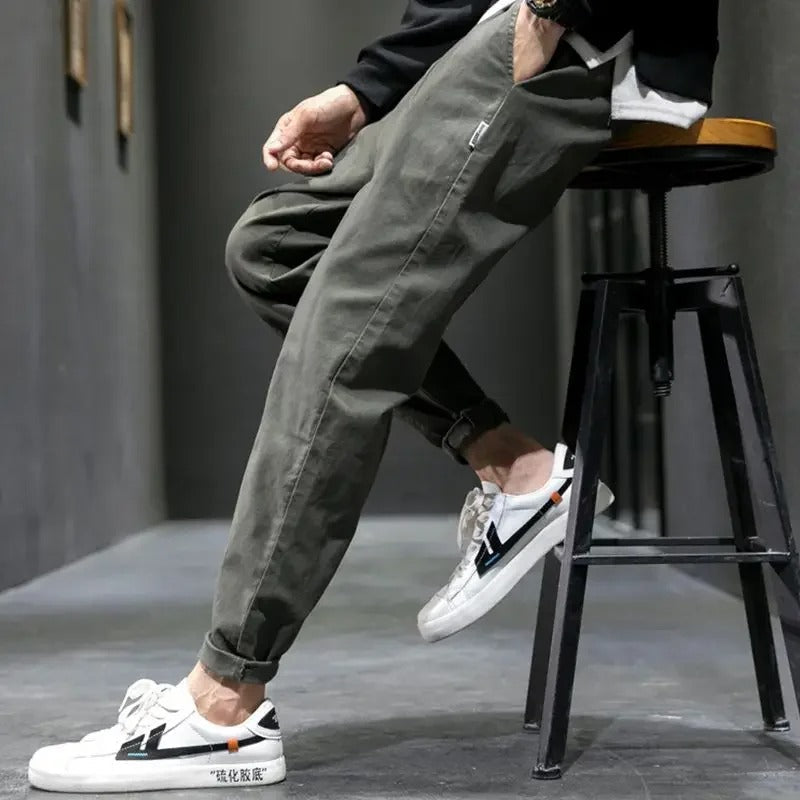 Neryth - Pantalón jogger de corte cónico con tacto suave