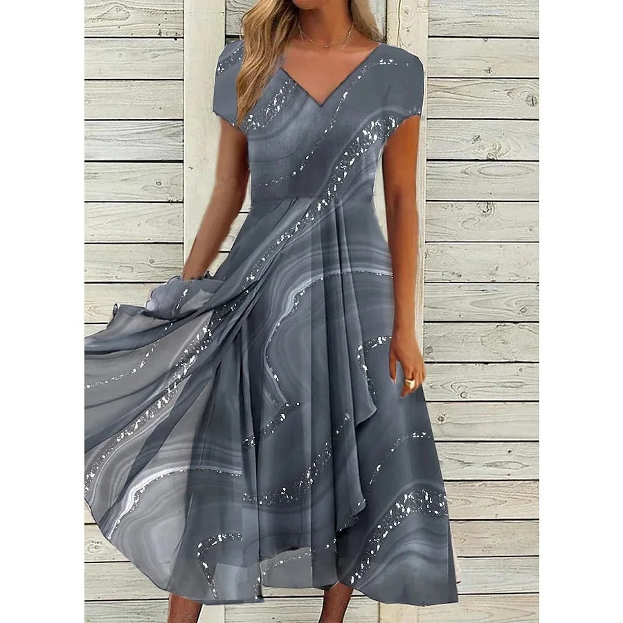 Elya - Vestido veraniego plisado y ligero