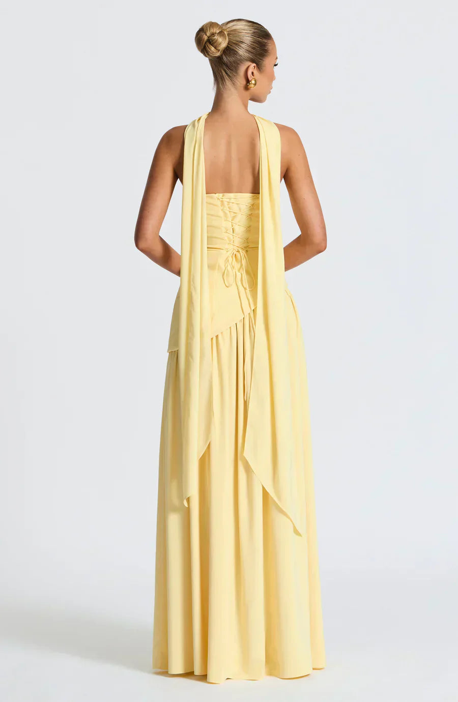 Rynellea - Vestido de noche elegante sin tirantes