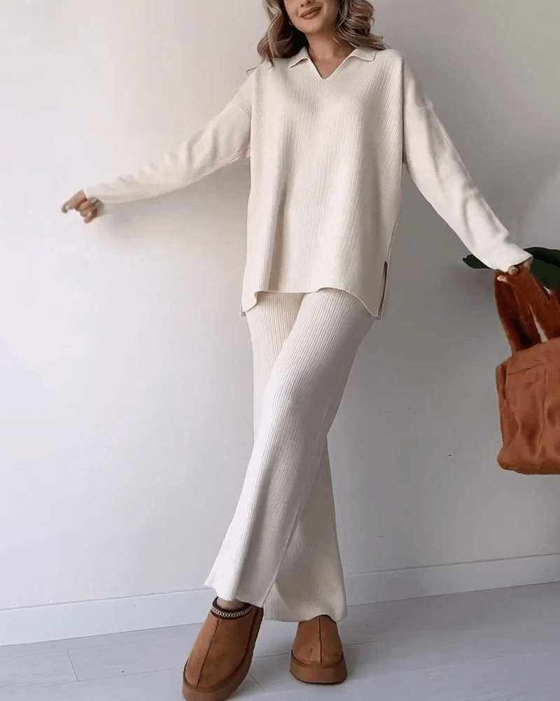 Aislene - Conjunto de Dos Piezas Casual Elegante