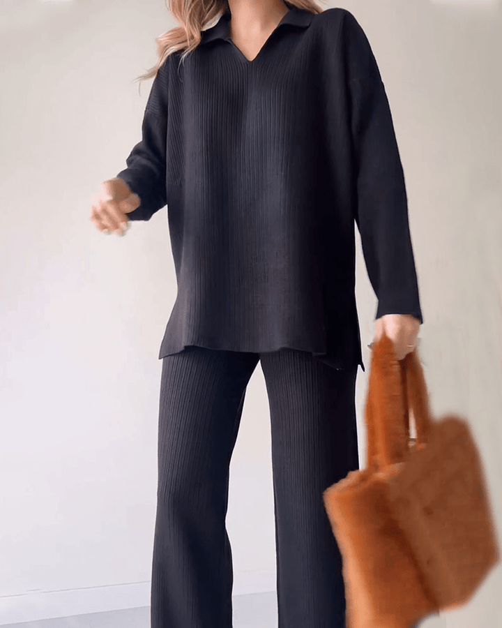 Aislene - Conjunto de Dos Piezas Casual Elegante