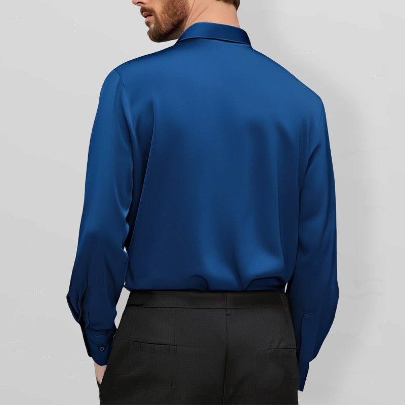 Halvric - Camisa elástica antiarrugas