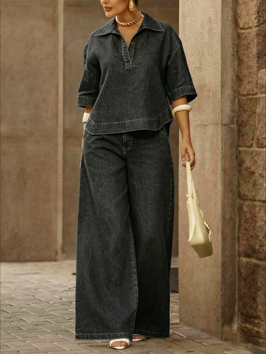 Mia - Conjunto de dos piezas de ajuste relajado