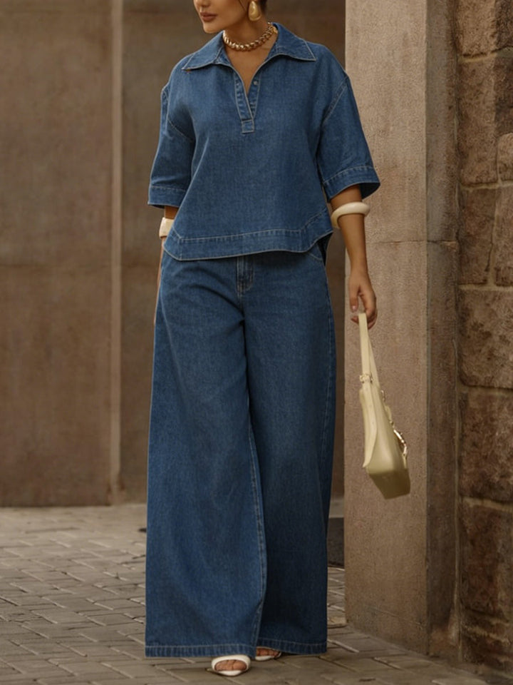 Mia - Conjunto de dos piezas de ajuste relajado