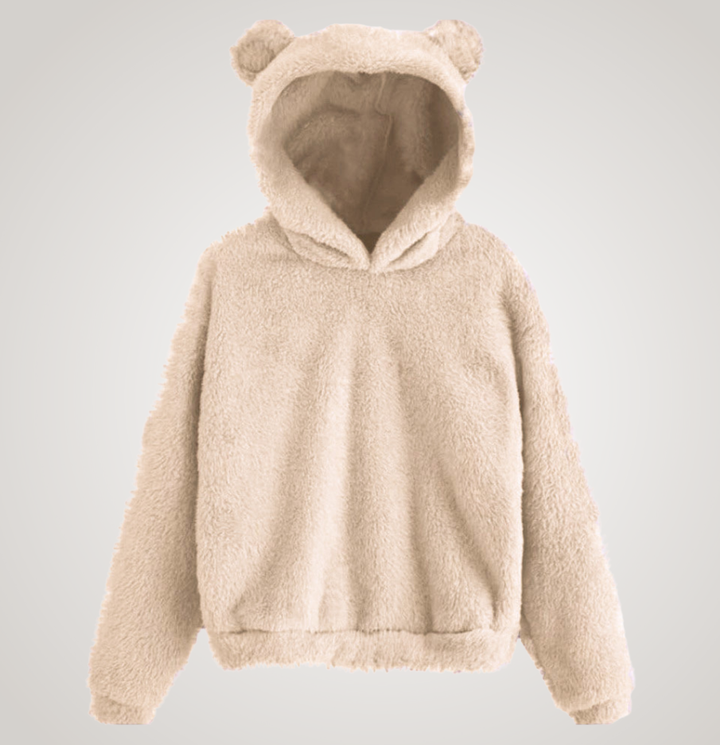 Tialyn - Sudadera con capucha estilo teddy