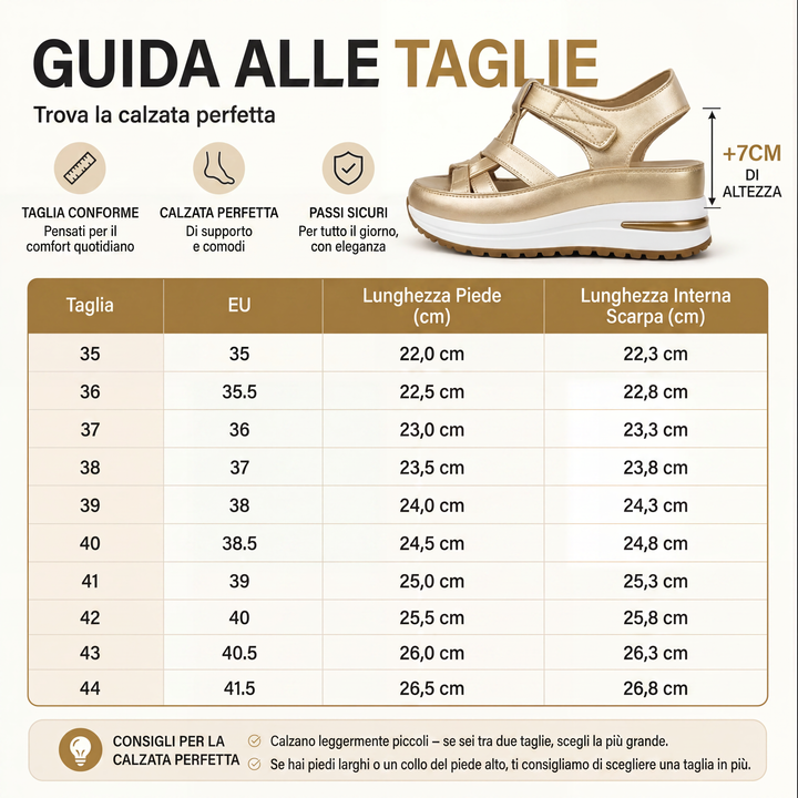 Novessia - Sandalias de cuña con plataforma calada