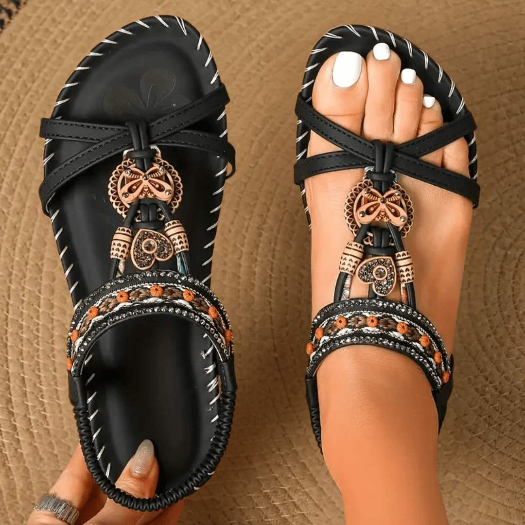Tavinna - Sandalias ortopédicas acolchadas