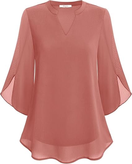 Zanyelle - Blusa con capa de tacto suave