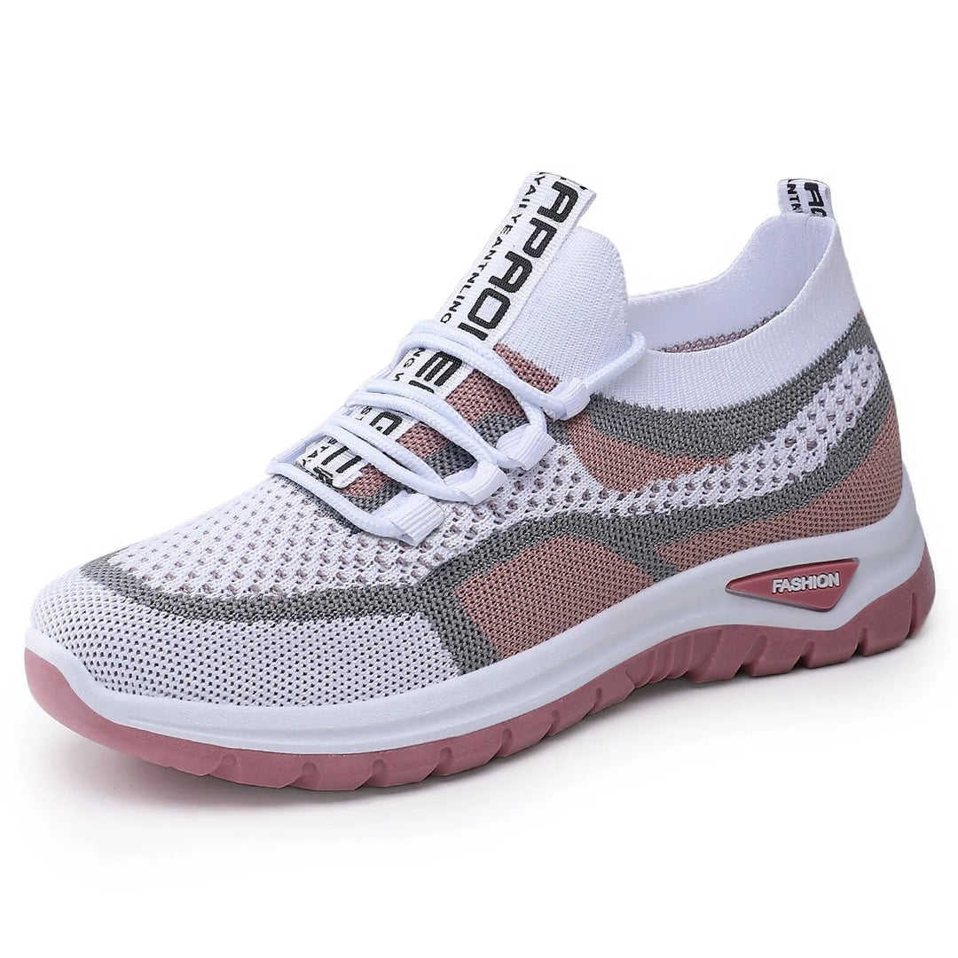Xarae - Tenis para correr ligeros con amortiguación y agujetas