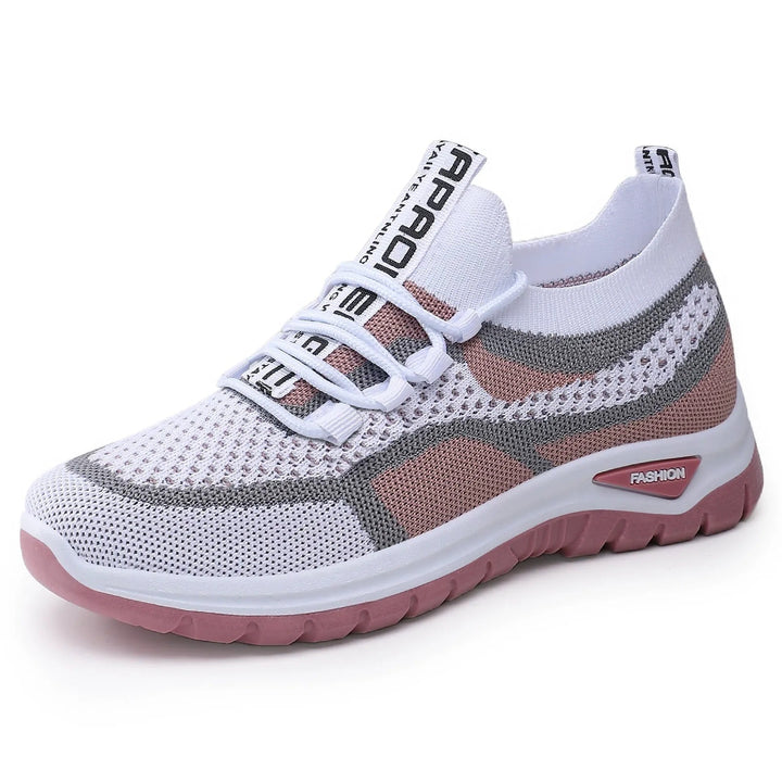 Xarae - Tenis para correr ligeros con amortiguación y agujetas