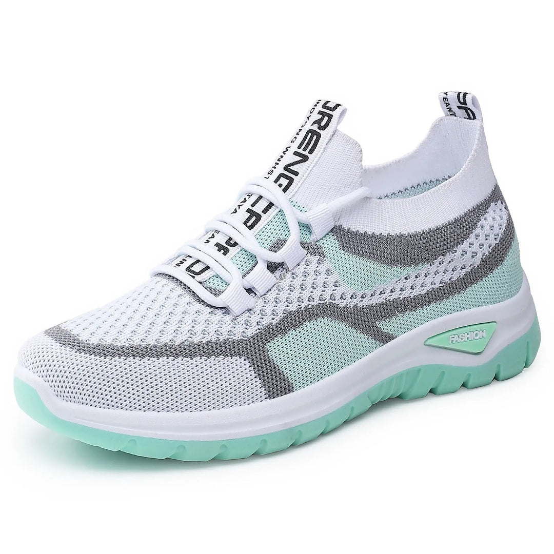 Xarae - Tenis para correr ligeros con amortiguación y agujetas