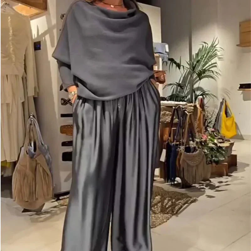 Zairielle - Conjunto de Dos Piezas Casual Elegante