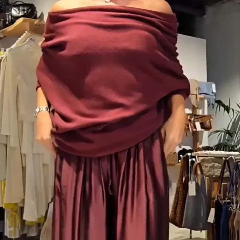 Zairielle - Conjunto de Dos Piezas Casual Elegante