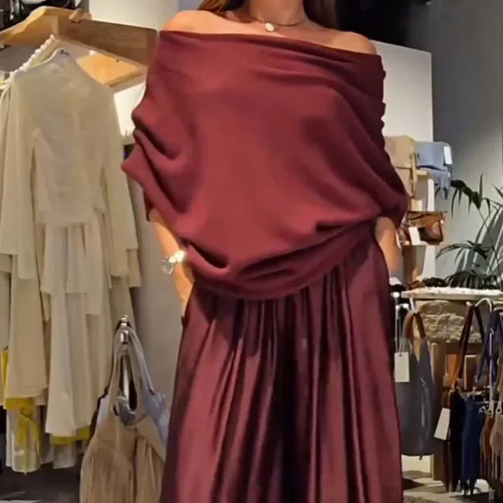 Zairielle - Conjunto de Dos Piezas Casual Elegante