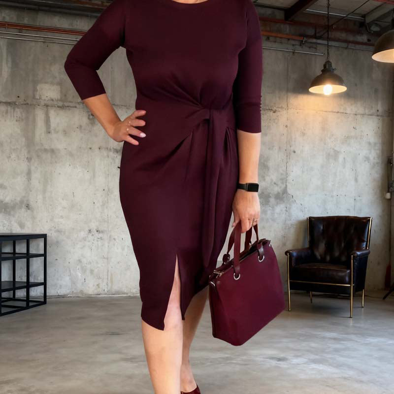 Zoralia - Vestido Midi Casual Elegante