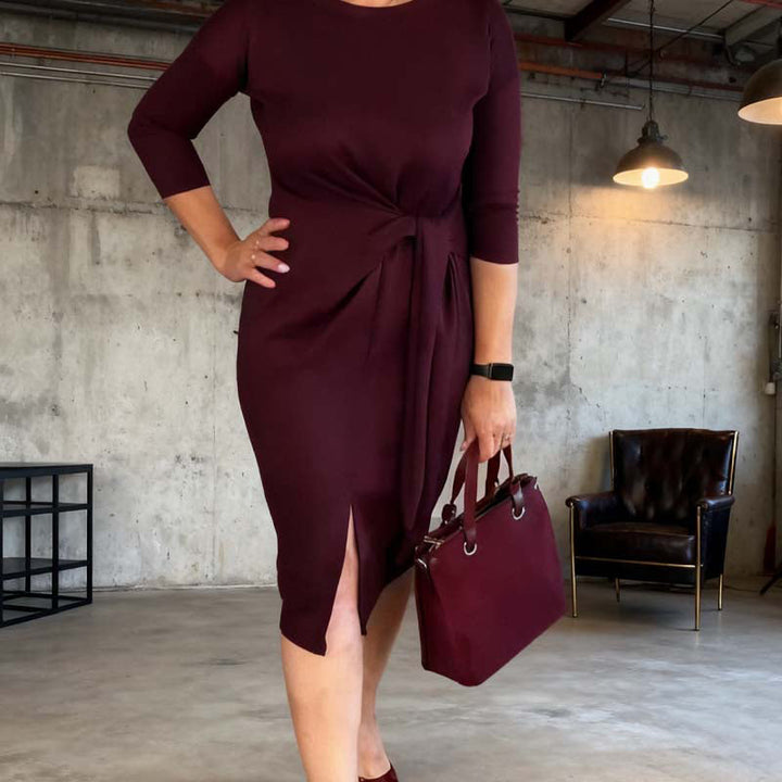 Zoralia - Vestido Midi Casual Elegante