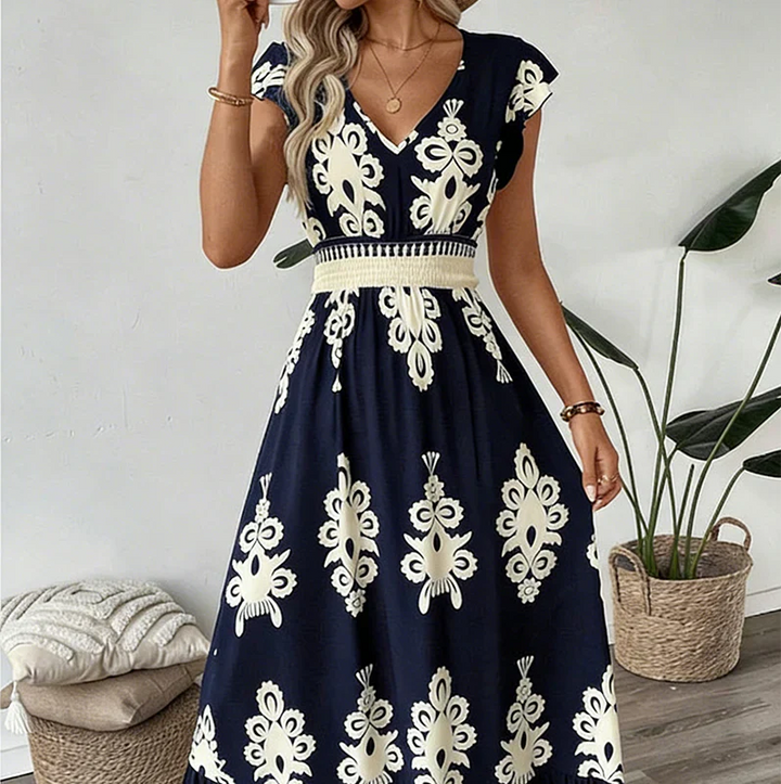 Osyrel - Vestido midi estampado