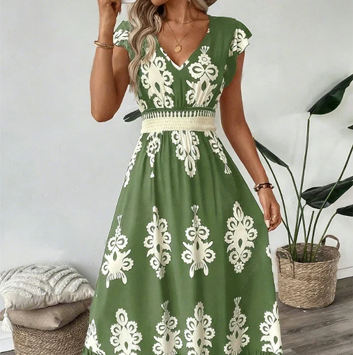 Osyrel - Vestido midi estampado